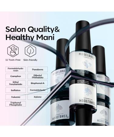 Modelones Pearl Gel Nail Polish 15ML Shimmer Mermaid Light Blue Gel Polish Pearlescent Shell Nail Gel Soak Off UV Gel Led Spring Gel Polish Swirl Shell Thread Effect DIY Manicure Gifts Pearl Blue - Buy Online on GoSupps.com