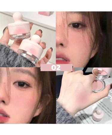 Creamy Blush Putty with Powder Puff Soft Creamy Blush Putty 3 In 1 Blush Mud Matte Powder Blush for Cheeks Multi-purpose Blush Putty with Powder Puff (3# One size) 3# 1 g (Pack of 2) - Buy Online on GoSupps.com