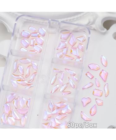 FEIlei Nail Crystals Rhinestones Flat Back Nail Diamonds Crystal Nail Gems Jewels Stone - Buy Online on GoSupps.com
