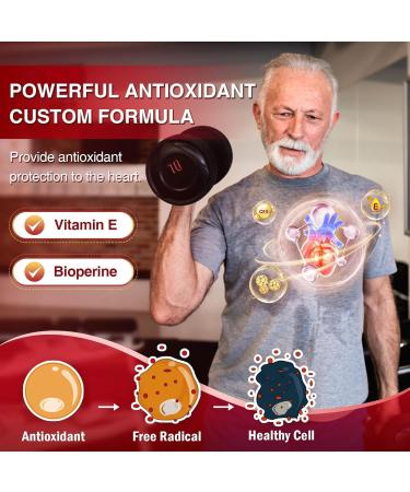 NATURE TARGET CoQ10-400mg Plus PQQ with Vitamin E & Organic Olive Oil - Coenzyme-Q10 with BioPerine - High Absorption Antioxidant-for-Heart-Health and Energy Production 120 Servings - Buy Online on GoSupps.com