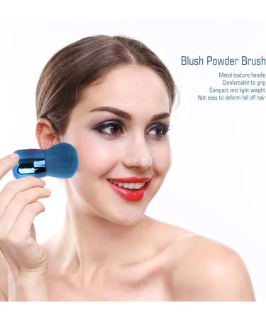 Glomora Blush Brush Soft Fluffy Hair Mushroom Head Make Up Brush for Bronzer Loose Powder Cosmetics Dark Blue - Buy Online on GoSupps.com