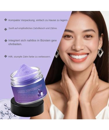  Vhjlfig Teeth Whitening Powder 30g of Dental Powder for Adults | Powder to Restore Teeth | For Freshness Oral Hygiene Cleaning Adults Family Morning - Buy Online on GoSupps.com