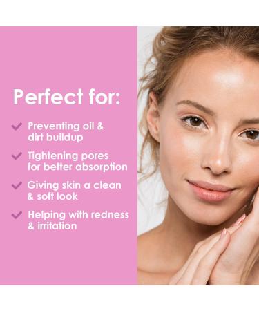 Rose Water Toner for Face & Hair - 100% Natural Moroccan Rose Petal Water | Alcohol-Free & Vegan | Hydrates & Freshens Dry Skin (4 fl.oz./120 ml - Buy Online on GoSupps.com