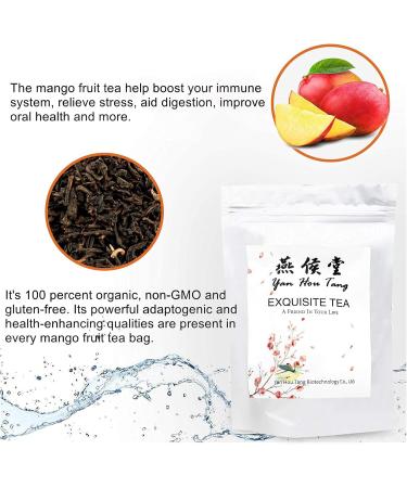Yan Hou Tang Mango Oolong Tea Bags Flesh Full Loose Leaf Spice Mix Fruit Flower Natural Delicious Tea Drink 50 Teabags Mango Black Tea - Buy Online on GoSupps.com
