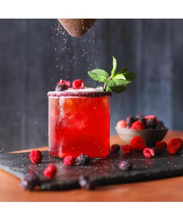 Frona Rimming Powder 100g - Perfect As Cocktail Glass Rimming Powder I Culinary Decorations (Berry Mix) - Buy Online on GoSupps.com