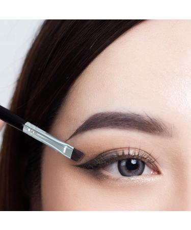 Adaza Premium Makeup Brushes Set - Angled Eyeliner, Slanted Flat Concealer, Foundation Brush - Cruelty-Free Synthetic Bristles - Beauty Cosmetic Tools - Buy Online on GoSupps.com