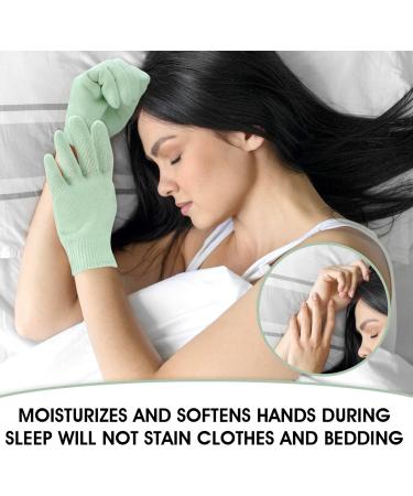 Aster Moisturising Socks and Gloves Set - 4 Pc Silicone for Women | Repair Dry Cracked Hands & Feet | Gel Lining with Essential Oils & Vitamins - Buy Online on GoSupps.com