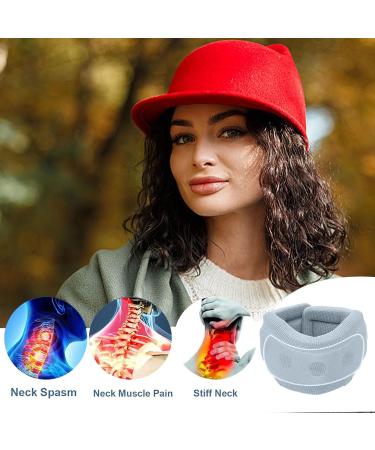 Buy Recovist Cervicorrect Neck Support - Ergonomic Memory Foam Collar for Neck Pain Relief & Snoring - XL Blue - Buy Online on GoSupps.com