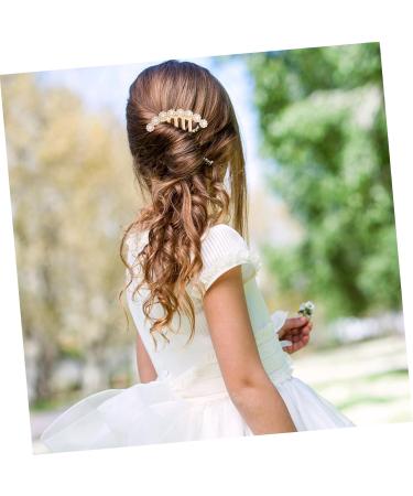 DRESSOOS bridal hair accessories vintage hair accessories girl hair accessories pearl hair comb bridal hair accessory rhinestone hair clips for women bride rhinestones Fashion hairpin - Buy Online on GoSupps.com