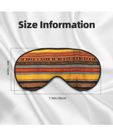 Native American Pattern Soft Sleep Eye Mask - Breathable Female Eye Patch for Travel & Relaxation - Buy Online on GoSupps.com