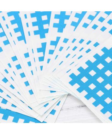 Buy LIOOBO 20 Sheets Elastic Therapeutic Tape - Breathable Muscle Support & Self-Adherent Athletic Wrap - Sky Blue for Fitness & Sports - Buy Online on GoSupps.com