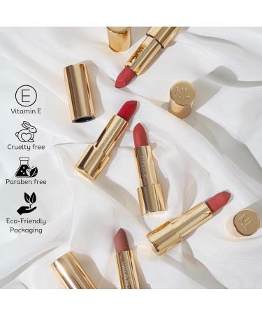 NL BEAUTY No. 03 THE QUEEN - Semi-Matte Lipstick - Velvety finish lipstick enriched with Vitamin E - GOLD DIGGER 4.5 g - Buy Online on GoSupps.com