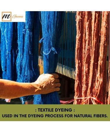 mGanna 100% Natural Indigo Powder For Hair Dye and Color 0.50 LBS 227 GMS | No Sulfates | No PPD or Any Chemicals for Healthy Hair Care - Buy Online on GoSupps.com