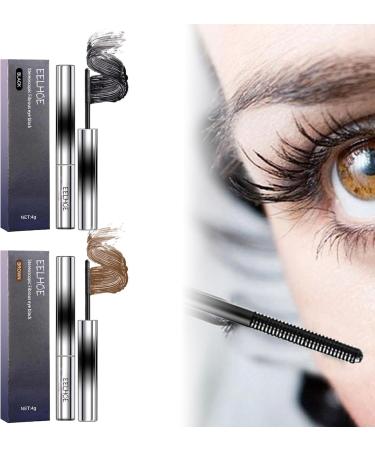 3D Curling Eyelash Iron Mascara Curling Iron Mascara Long-lasting Curling Effect Water Proof Smudge Proof Long Lasting (Brown) - Buy Online on GoSupps.com