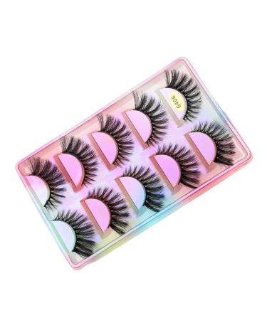 UAMOU 10 Styles 2/5/10/20/30/50/100 Boxes 3D Mink Lashes 5 Pairs Natural Individual Mink False Eye Lashes Make Up Kit Cilios Cheerfully (Color : G406 Size : 30 BOXES (150 pairs))