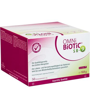Omni Biotic SR-9 - Vegan Probiotic Powder | 56 Portions | 9 Strains | 15 Billion CFU | Gluten & Lactose Free - Buy Online on GoSupps.com