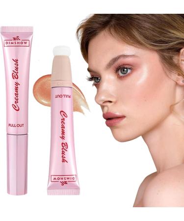Contouring Blushes Stick Blushes Cream Stick With Sponge Head Highlighter Stick Cheek Liquid Highlighter Pearlescent For Eyes Frifer #08 - Buy Online on GoSupps.com