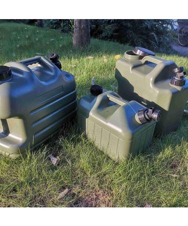 DESERT & FOX 4.8Gal PE Water Storage Carrier with Spigot - Portable Green Bucket for Camping, Hiking, Picnic, BBQ - Buy Online on GoSupps.com