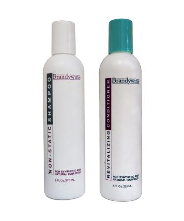 Brandywine Non Static Shampoo & Revitalizing Conditioner 8 Ounce. Value Pack Bundle 2 items