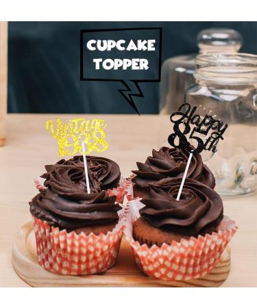 S-Vin-85 Ice Cream Fruit Dessert Cupcake Topper Colorful Glitter Happy Birthday Sensory Pop Game Theme Decor Supplies Baby Shower Boys Girls Birthday Party Decorations 26 - Buy Online on GoSupps.com