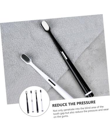 Hapinary 4-Piece Wangan Hair Toothbrush Set | Extra Soft Cleaning Brushes for Gums | Portable Toothbrush Jewelry Cleaner - Buy Online on GoSupps.com