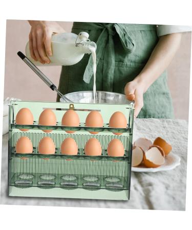 Abaodam egg storage box plastic containers egg storage container refrigerator egg holder egg tray grid 25.2X19.5CM As Shown 1 - Buy Online on GoSupps.com