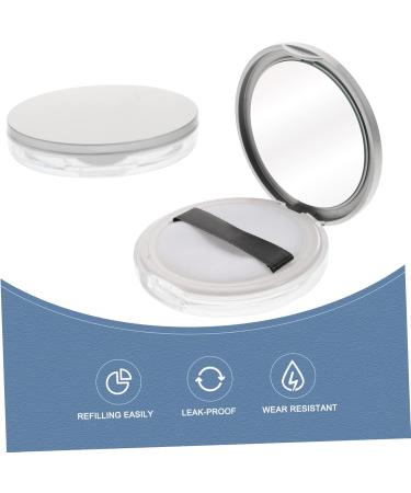 FRCOLOR 2pcs Box Loose Powder Box Mirrors Reusable Makeup Powder Case Portable Powder Case Foundation Box 7.5x7.5cm Colorful - Buy Online on GoSupps.com