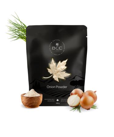 Onion Powder 200g Premium Quality Non-GMO Gluten-Free Finely Ground for Cooking Fries Seasoning and Marinades Rich Flavor and Aroma No Additives
