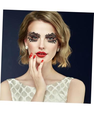 ABOOFAN Halloween Fake Eyelashes 2 Pairs eye shadow stickers false eyelashes Paper halloween eyelashes cross false eyelashes for Fluffy Eyeslash - Buy Online on GoSupps.com