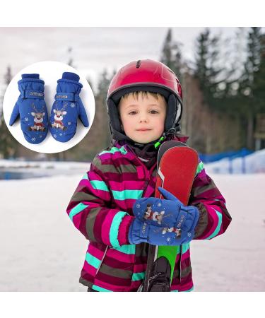 Children's Ski Gloves | Waterproof & Warm F ustling | Thermal Skating Gloves for Boys & Girls - Shop Internationally! - Buy Online on GoSupps.com