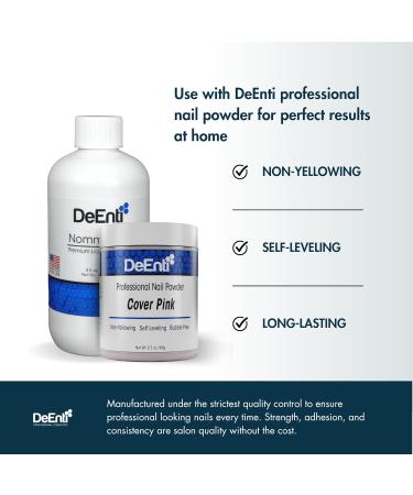 DeEnti Nomma Plus Professional Liquid Monomer - Non-Yellowing EMA Nail Liquid for Acrylic Powder | 4oz Salon Quality Manicure & Pedicure Supplies - Buy Online on GoSupps.com
