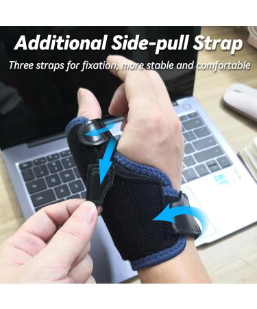 Shop New Upgraded 2 in 1 Thumb Brace | Removable Spica Splint for De Quervain's & Trigger Thumb | Left/Right Hand Support - Fast International Shipping - Buy Online on GoSupps.com