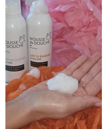  LES PETITS BAINS DE Provence Organic Donkey Milk Shower Foam 200ml Gentle and Soothing Care | Airy Texture | Sensitive Skin | Made in France | Les Petits Bains de Provence - Buy Online on GoSupps.com