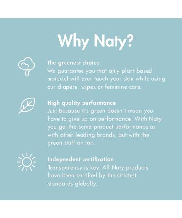 Eco by Naty Incontinence Pads Mini for Women - Absorbent & Discreet Eco-Friendly Pads for Sensitive Bladder (20 Count) - Buy Online on GoSupps.com
