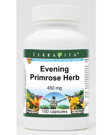 Evening Primrose Herb - 450 mg (100 Capsules ZIN: 511398) - 3 Pack