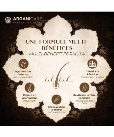  Arganicare ARGANICARE | Keratin Range | Repairing and Nourishing Shampoo | With Organic Keratin | Regenerates Damaged Hair | Prevents Breakage | Pack of 2 x 400 ml - Buy Online on GoSupps.com