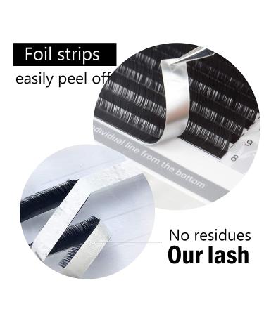 NAGARAKU Individual Eyelash Extensions - 0.07 L Curl, 7-15mm Mix Tray, Classic Faux Mink - Buy Online on GoSupps.com