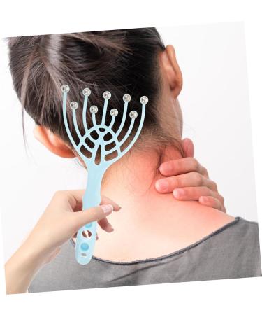 Beaupretty Scalp Massager & Hair Scratchy Claw Tool - 5-Claw Hand Massager for Women - Sky Blue 20x9.5cm - Best Head Massage Experience - Buy Online on GoSupps.com