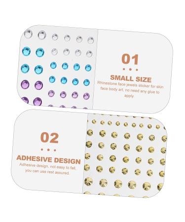 FOMIYES 12 Sheets Face Rhinestone Stickers - Mermaid Eye Jewels & Body Makeup - Flatback Rhinestones for Glamorous Looks - International Shipping Available - Buy Online on GoSupps.com