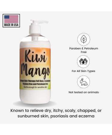 The Lotion Company 24 Hour Skin Therapy Lotion 16oz - Kiwi Mango | Made in USA, Paraben-Free, Aloe Vera | Full Body Moisturizer - Buy Online on GoSupps.com