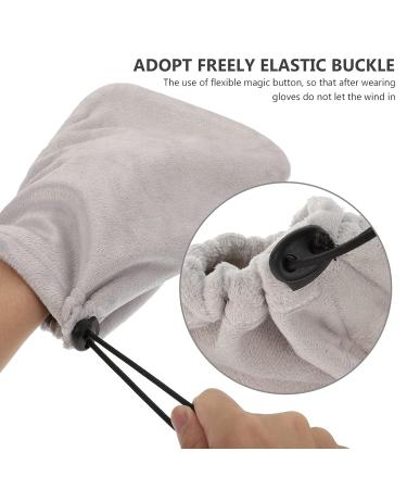 Buy Wax Isolated Gloves | Paraffin Spa Gloves for Beauty Treatments | Plush Gray Wax Gloves for Hands & Feet - Buy Online on GoSupps.com