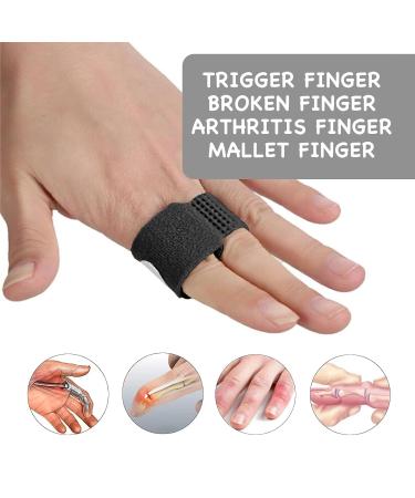 FunnAura 14PCS Breathable Pinky Finger Splints Adjustable for Broken Finger Osteoarthritis Finger Joint(Black) - Buy Online on GoSupps.com