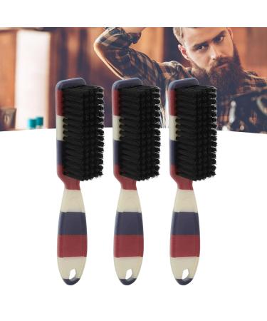 Beard Fade Brush Set - 3-Piece Soft Barber Fade Brush with Ergonomic Handle & Striped Pattern for Salon Use | International Shipping Available - Buy Online on GoSupps.com