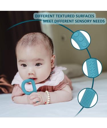 Sensory Chew Toys for Kids Boys Girls - 2 Pack Silicone Chewy Tubes for Babies and Autistic Children - BPA Free Teething Sticks for Biting and Fidgeting - Buy Online on GoSupps.com