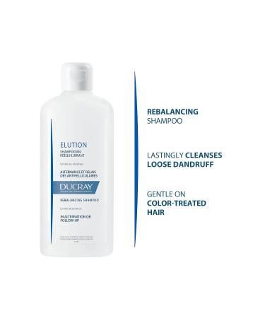 Ducray - Elution Gentle and rebalancing relay shampoo - Mild shampoo -Dry Oily scalp - 400ml - Buy Online on GoSupps.com