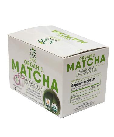 Greenside Detox Herbal Tea Matcha Single Serve Cups - Antioxidant Rich with Anti-Aging Nutrients - 10 Cups (3g Serving) - Herbal Body Supplements - Buy Online on GoSupps.com