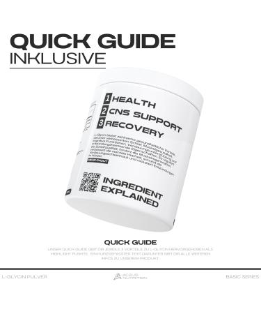 Aceus Nutrition L-Glycine Powder for Your Skin 500 g High Dose Made in Germany - Buy Online on GoSupps.com