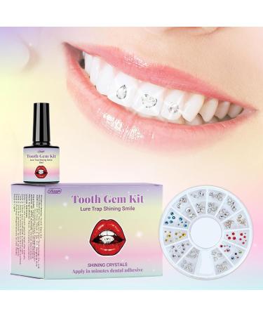 DIY Tooth Gem Kit | 120 Sparkling Crystals | Professional Teeth Jewelry Starter Kit for Fashionable Smiles - Buy Online on GoSupps.com