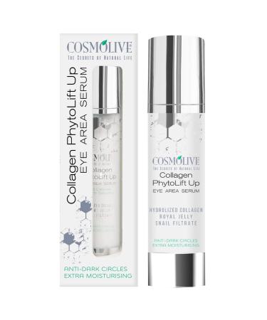 cosmolive Eye Cream for Dark Circles and Puffiness - Rapid Reduction Under Eye Care Collagen Treatment Serum 1.7 oz eye-cream