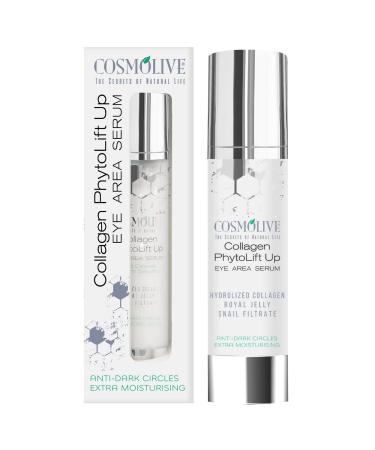 cosmolive Eye Cream for Dark Circles and Puffiness - Rapid Reduction Under Eye Care Collagen Treatment Serum 1.7 oz eye-cream - Buy Online on GoSupps.com